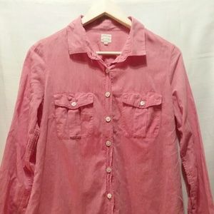 J Crew Medium Button Up Shirt Medium